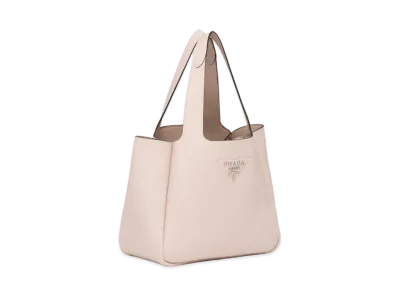 PRADA Dynamique Leather Tote Bag "Water Lily"