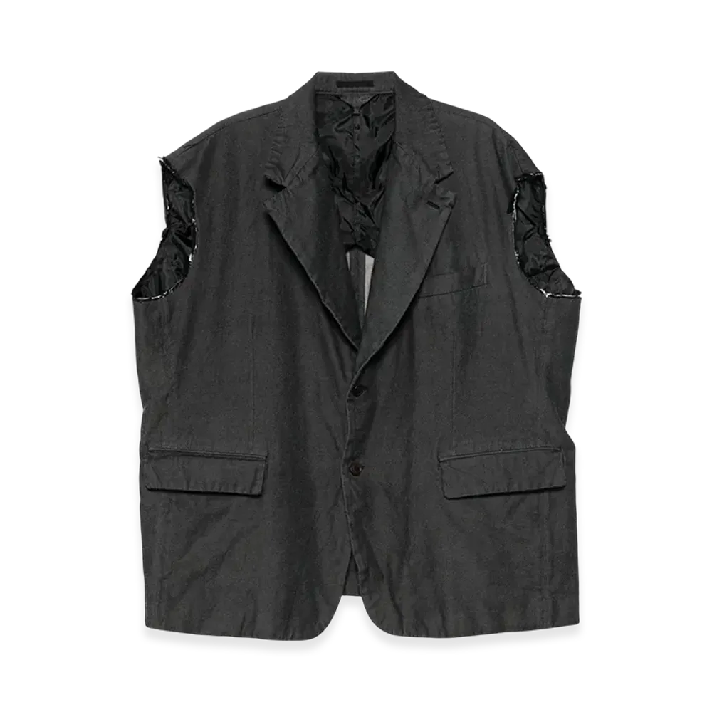BLACK COMME des GARCONS Denim Gilet "Black"