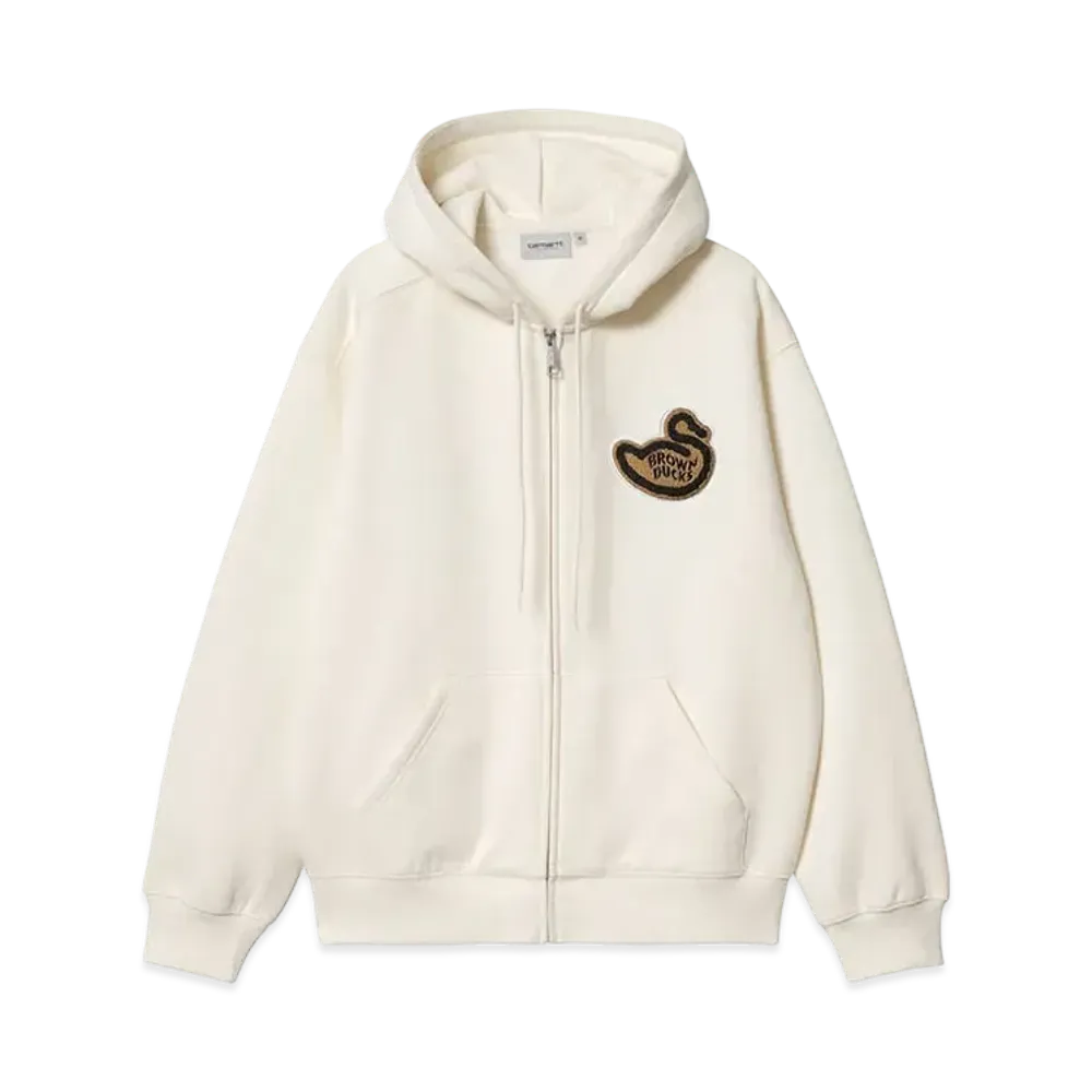 Carhartt WIP Hooded Brown Ducks Jacket "Wax"