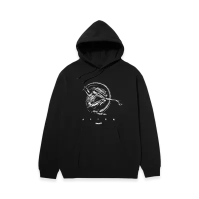 HUF x ALien Fossilized Hoodie "Black"