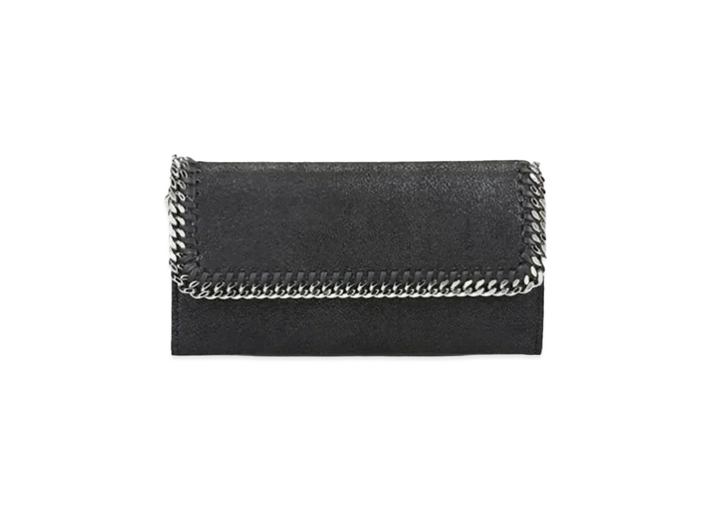 ステラマッカートニー ファラベラ コンチネンタル ウォレット "ブラック" 430999W91321000U