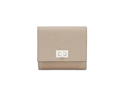 FENDI Wallet Leather Wallet "Beige"