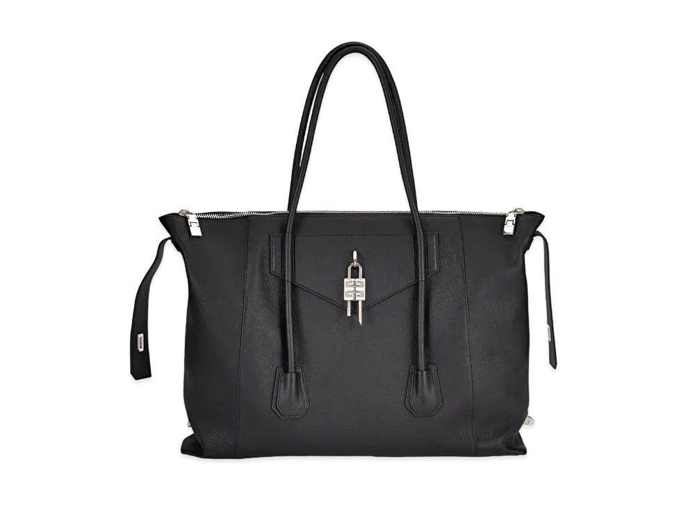 GIVENCHY Large Antigona Lock Soft in Grained Leather "Black"