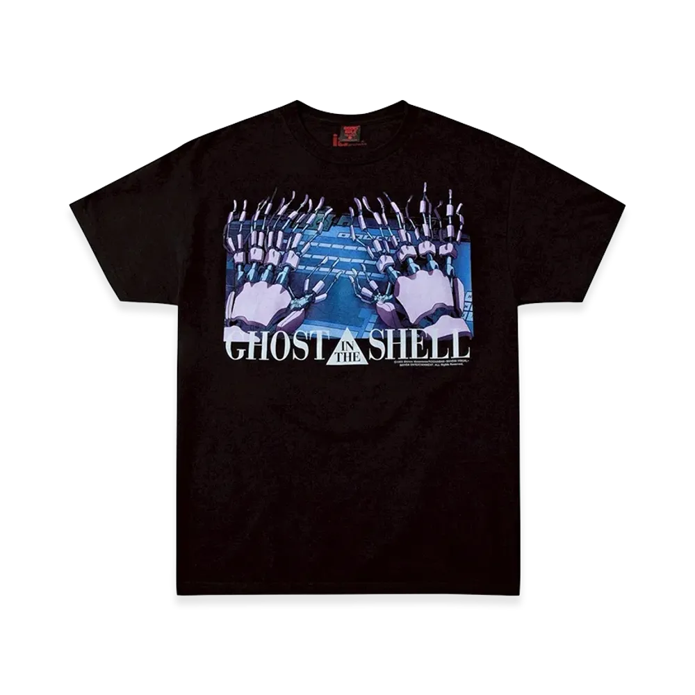 Geeks Rule x Ghost in the Shell x Infinite Archives Silkscreen Printing T-Shirt "Black"