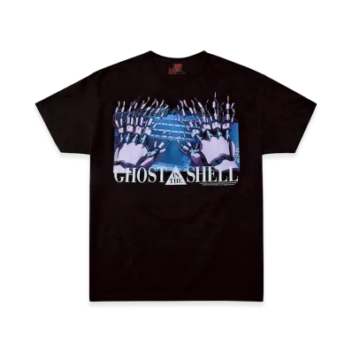 Geeks Rule x Ghost in the Shell x Infinite Archives Silkscreen Printing T-Shirt "Black"