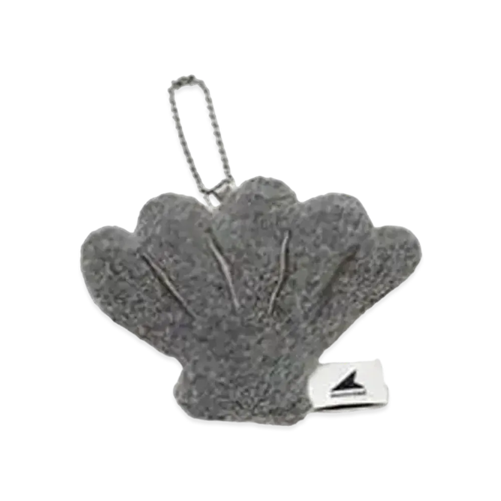 DESCENDANT x Ron Herman Plush Key Holder Shell "Gray"