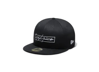 Yohji Yamamoto Pour Homme NEW ERA LACK COTTON 59FIFTY YY BOX LOGO "Black"