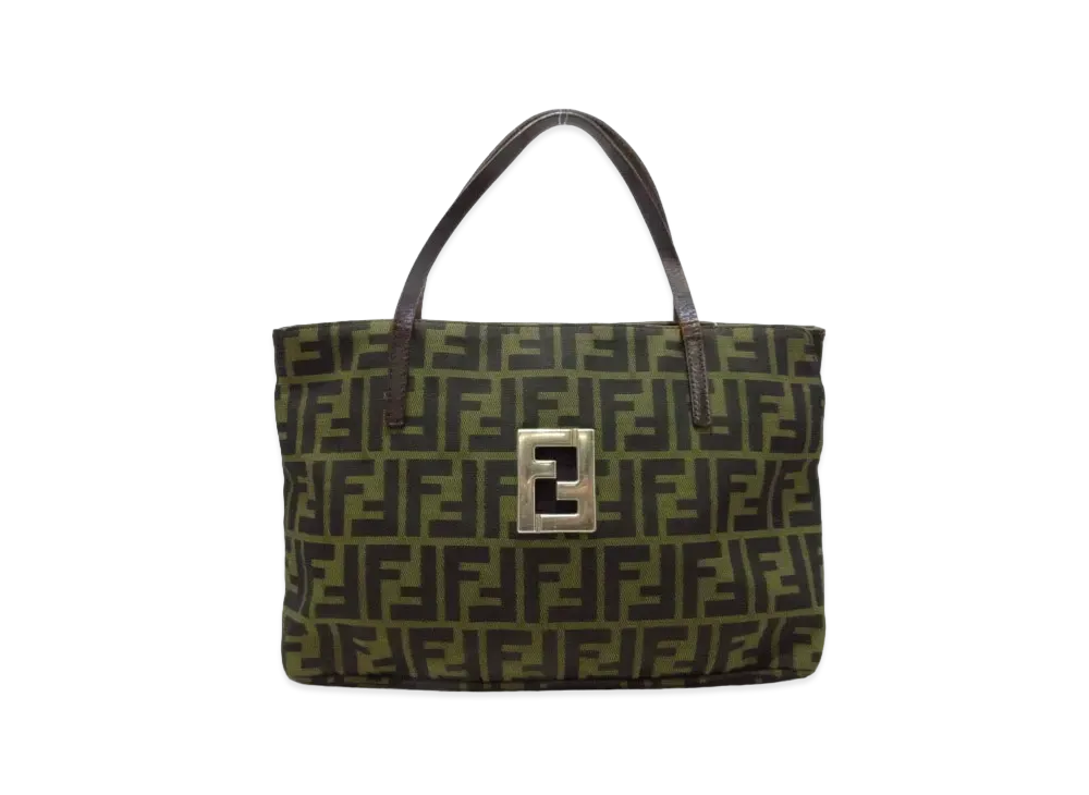 FENDI Zucca Handbag "Khaki"