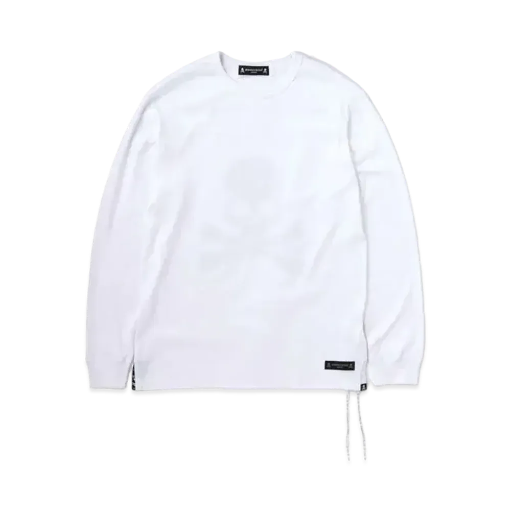 mastermind JAPAN Cursive Logo LS Tee "White"
