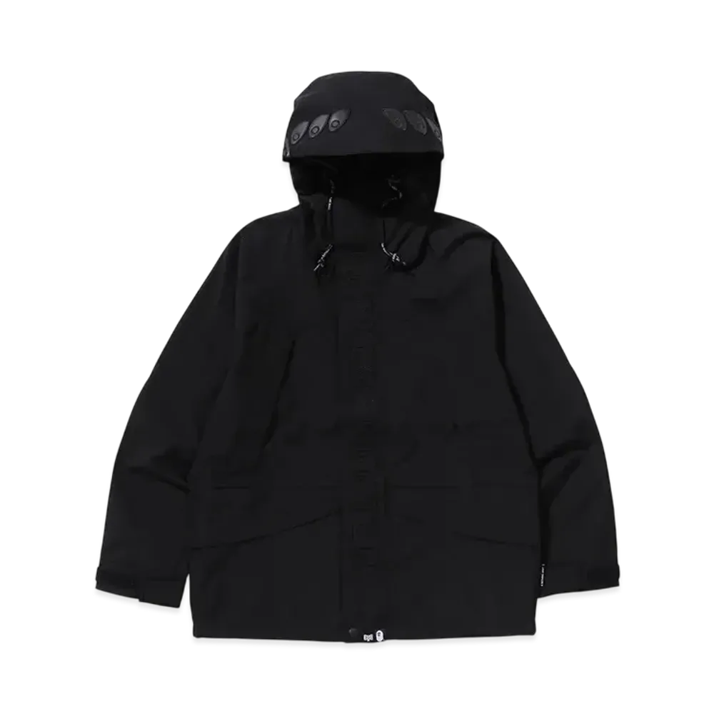 A BATHING APE x Bounty Hunter Mad Shark Snowboard Jacket "Black"