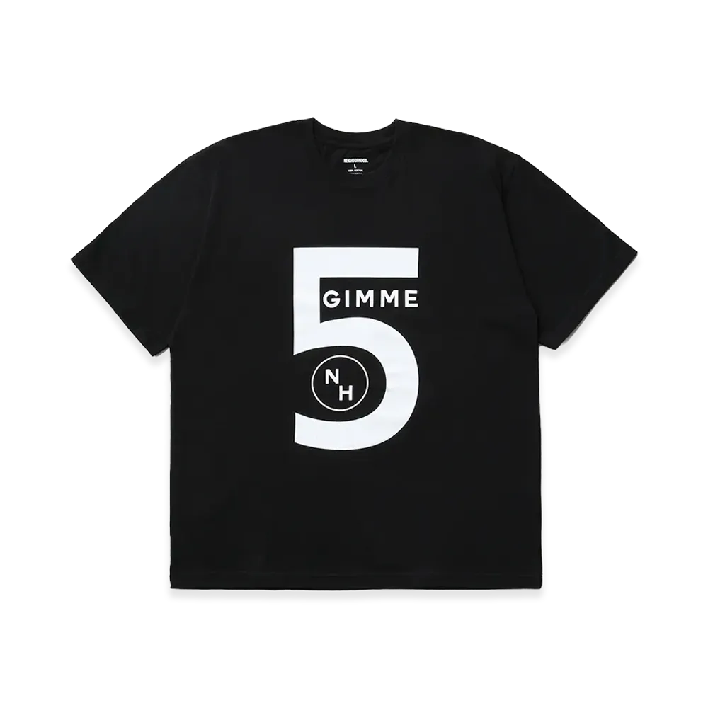 NEIGHBORHOOD x Gimme Five . Tee SS-2 "Black"