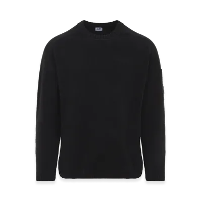 C.P. Company Crewneck Lens Pullover "Black"