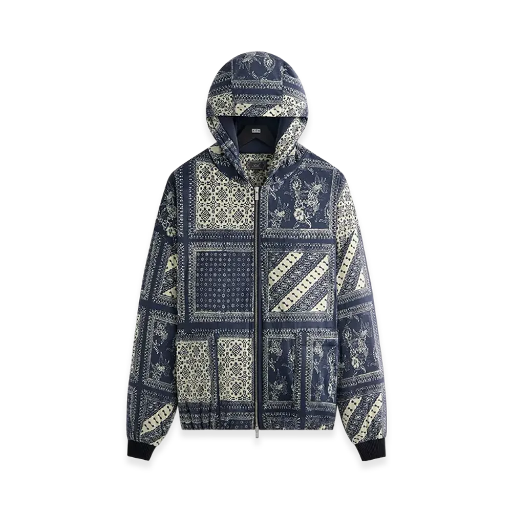 Kith Puffed Micro Suede Jaysen Hoodie "Vista"