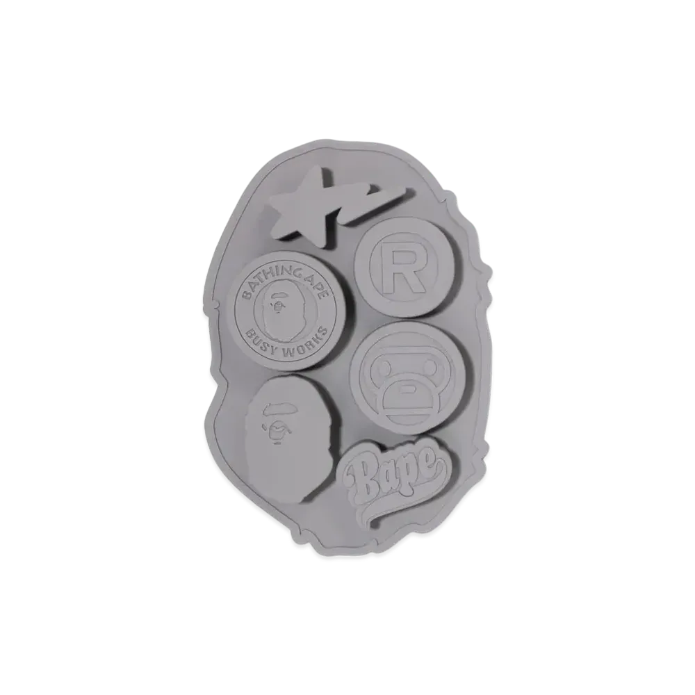 A BATHING APE Ape Head Silicon Ice Tray "Black"