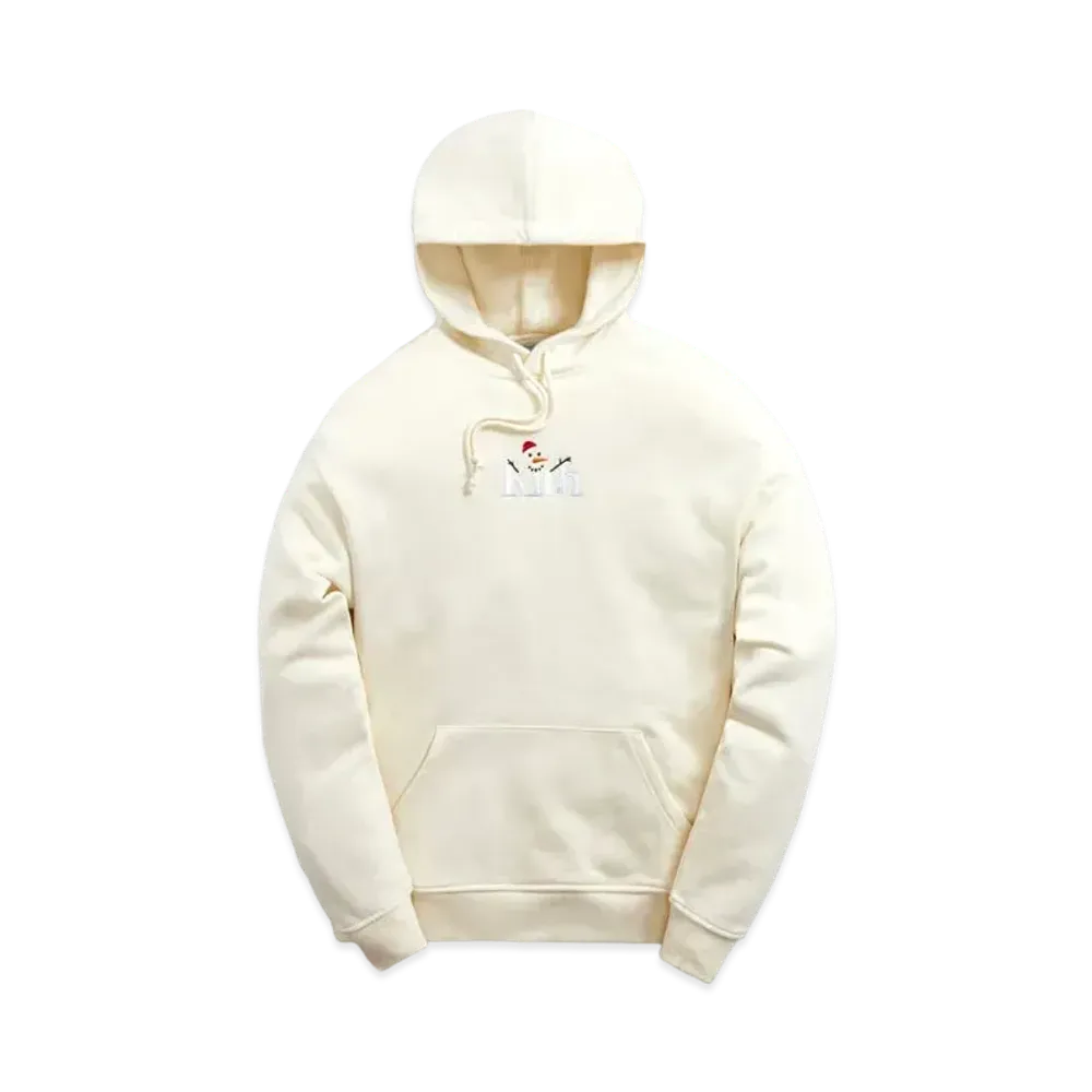 Kith Serif Snowman Hoodie "Sandrift"