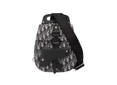 Dior Gallop Sing Bag Dior Of Card & Grained Calfskin "Beige/Black"