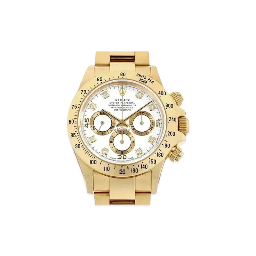 ROLEX Cosmograph Daytona 8P Diamonds "White/Yellow Gold"