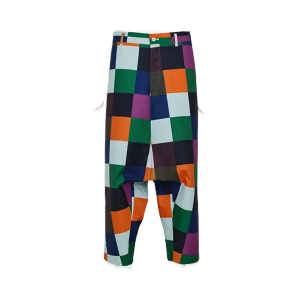 COMME des GARCONS HOMME PLUS Check Sarrouel Pants "Multi"