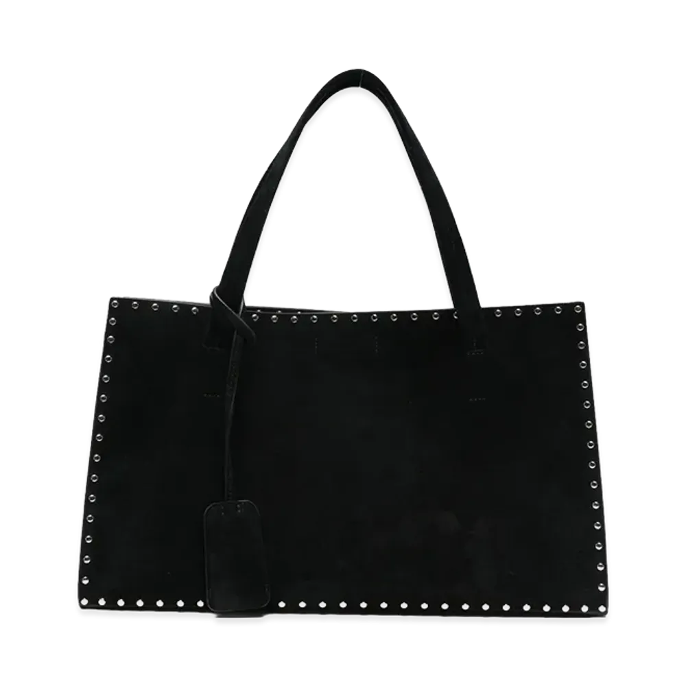PHOEBE PHILO Women's Stud Cabas Small Bag "Black"