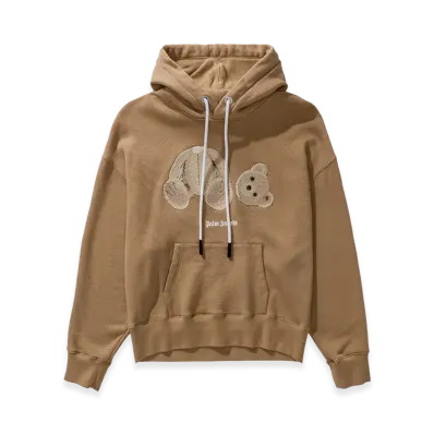 PALM ANGELS Bear Hoodie "Brown"