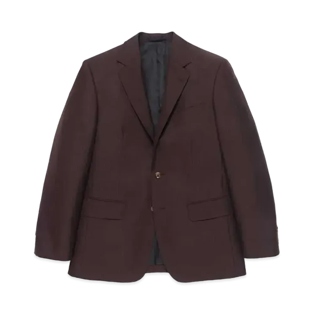 WACKO MARIA DORMEUIL / Single Breasted Jacket "Dark Brown"