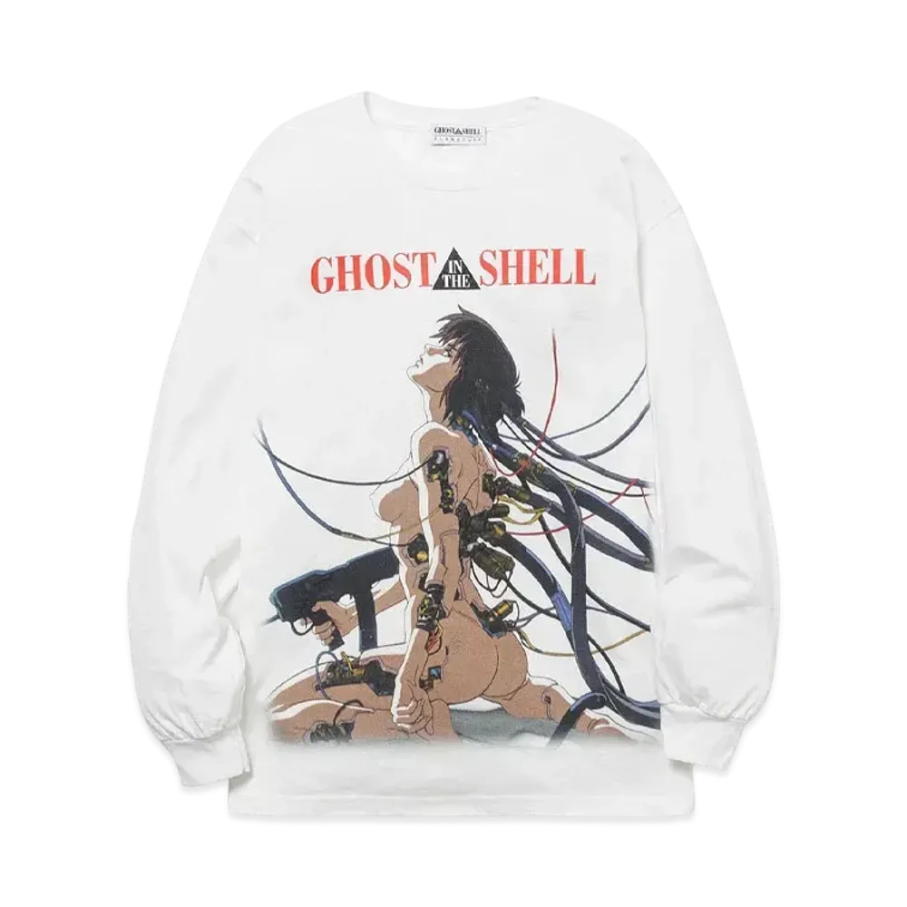 GHOST IN THE SHELL/攻殻機動隊 x F-LAGSTUF-F LS TEE1 "WHITE"