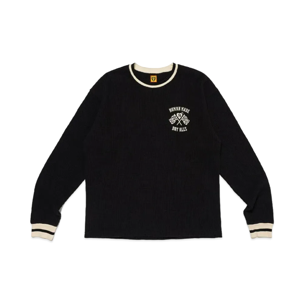 HUMAN MADE Thermal L/S T-Shirt "Black"
