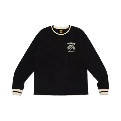 HUMAN MADE Thermal L/S T-Shirt "Black"