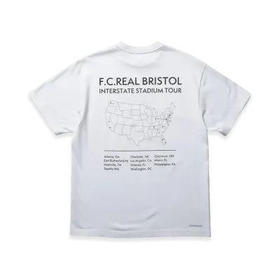 F.C.Real Bristol Interstate Stadium Tour S/S Tee "White"