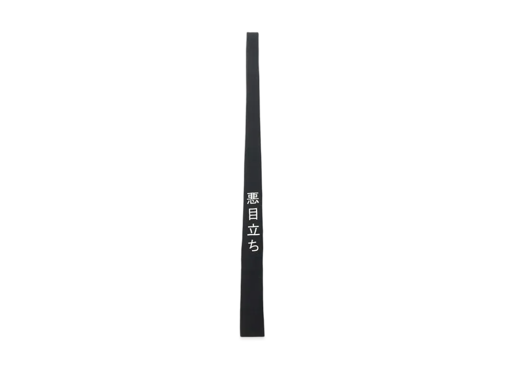 Yohji Yamamoto Pour Homme W/GABARDINE MESSAGE TIE C "Black"