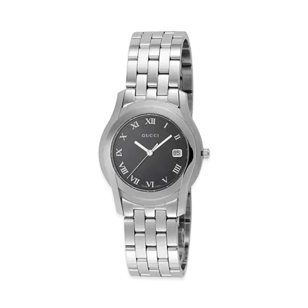 GUCCI G-Class "Black/Stainless Steel"