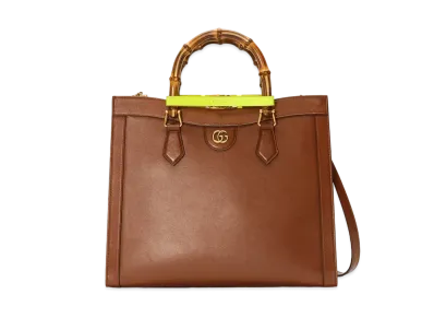 GUCCI Diana Medium Tote Bag "Brown"