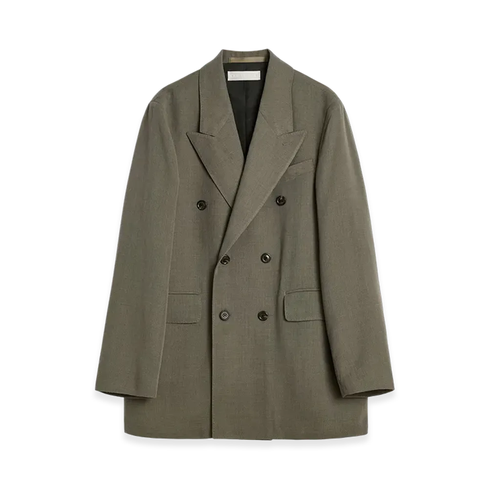 OUR LEGACY Sharp Db Blazer "Double Grey Weave Wool"