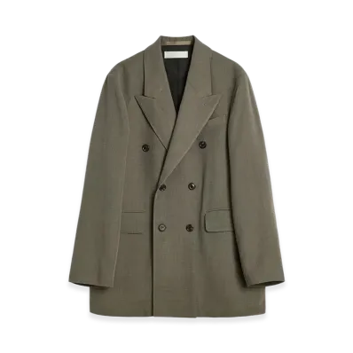 OUR LEGACY Sharp Db Blazer "Double Grey Weave Wool"