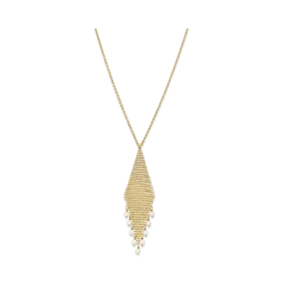 Tiffany & Co. Elsa Peretti Mesh Fringe Pendant 18K "Gold"