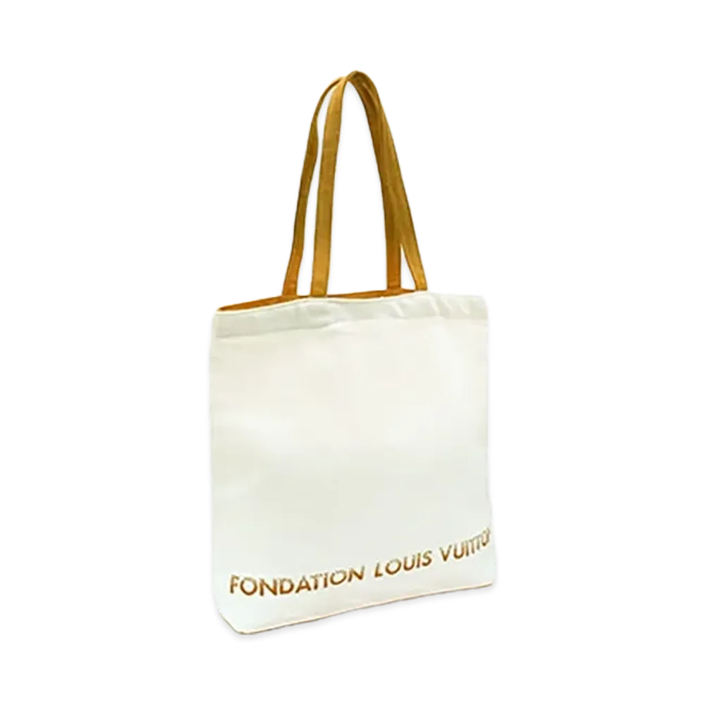 Louis Vuitton Fondation Louis Vuitton Tote Bag Museum Exclusive Item "White"