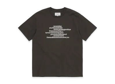 thisisneverthat x FRAGMENT Design Tee "Off Black"
