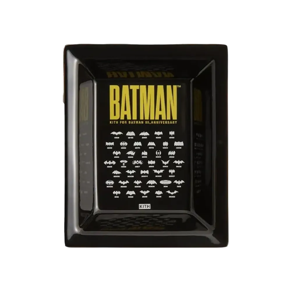 Kith x Batman History Of The Bat Symbol Catchall Tray "Black Beauty"