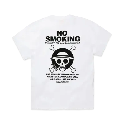 FR2 x ONE PIECE Collaboration Pirates Embroidery T-Shirt "White"