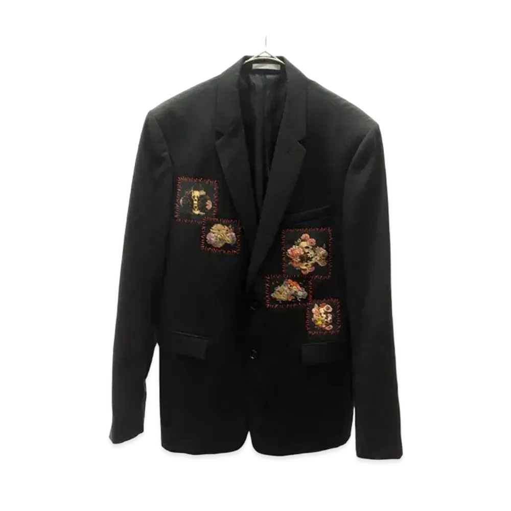 Dior HOMME x TORU KAMEI Men's Vanitas Patch Tailored Jacket "Black"