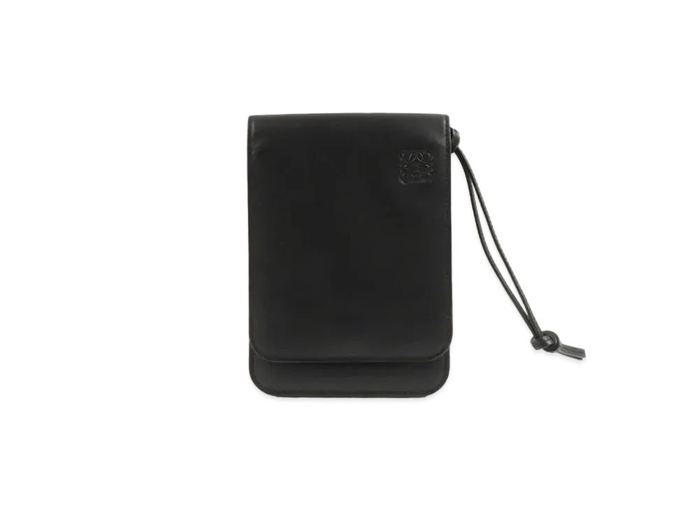 LOEWE Flat Gusset Crossbody Bag In Smooth Calfskin "Black"