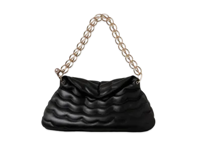 Chloe Medium Juana Day Bag In Quilted Calfskin "Black"