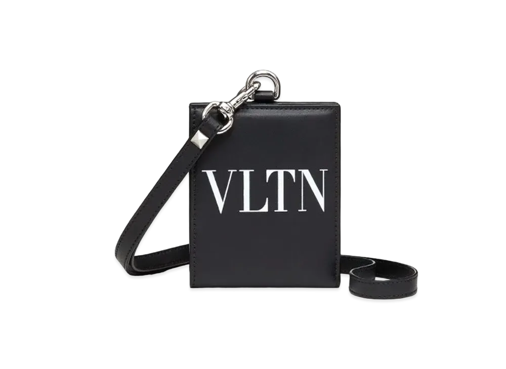 Valentino VLTN Neck Holder Wallet "Black/White"