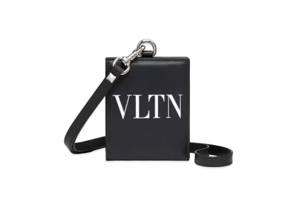 Valentino VLTN Neck Holder Wallet "Black/White"