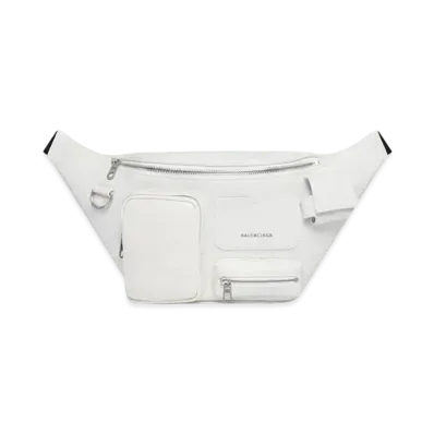 BALENCIAGA Super Busy Fanny Pack "White"