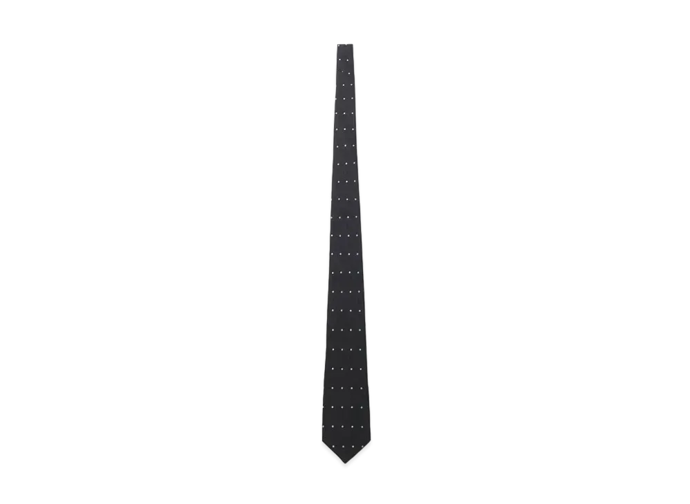 Yohji Yamamoto Pour Homme DOT JQ DERBY TIE A "Black"