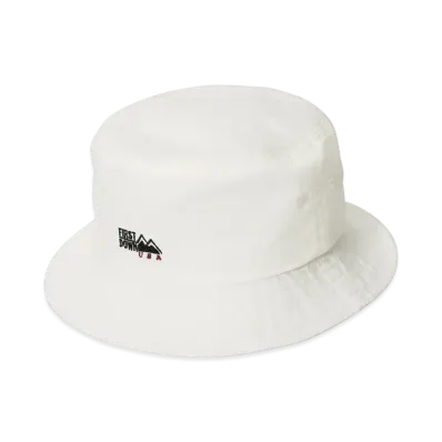 FIRST DOWN Logo Twill Bucket Hat "White"
