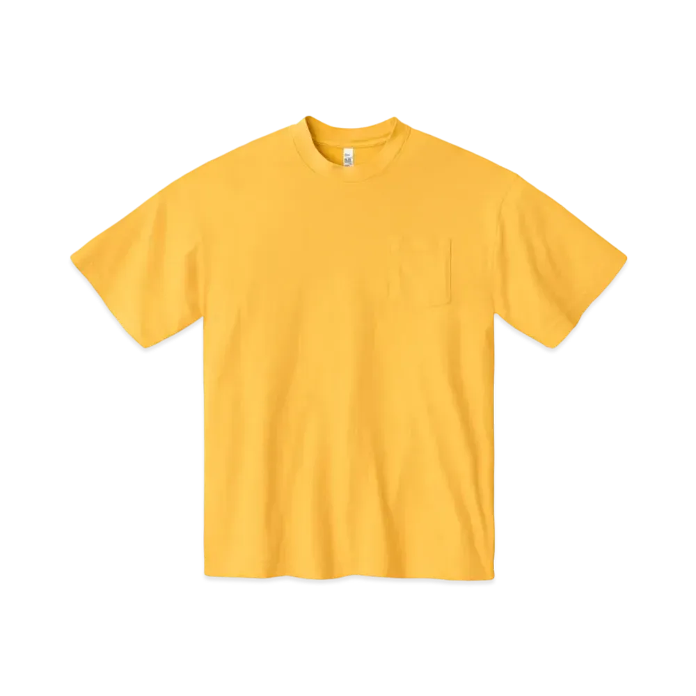 Los Angeles Apparel Short Sleeve Garment Dye Pocket T-Shirt "Gold"