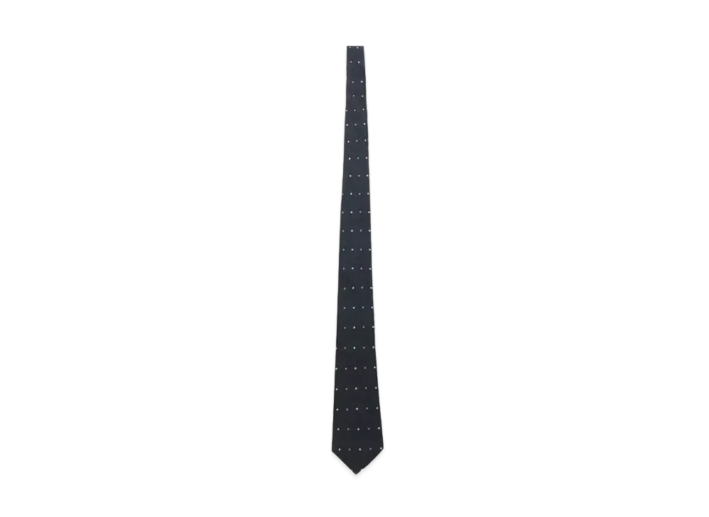 Yohji Yamamoto Pour Homme DOT JQ DERBY TIE A "Navy"