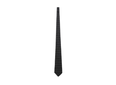 Yohji Yamamoto Pour Homme PIN DOT JQ DERBY TIE B "Black"